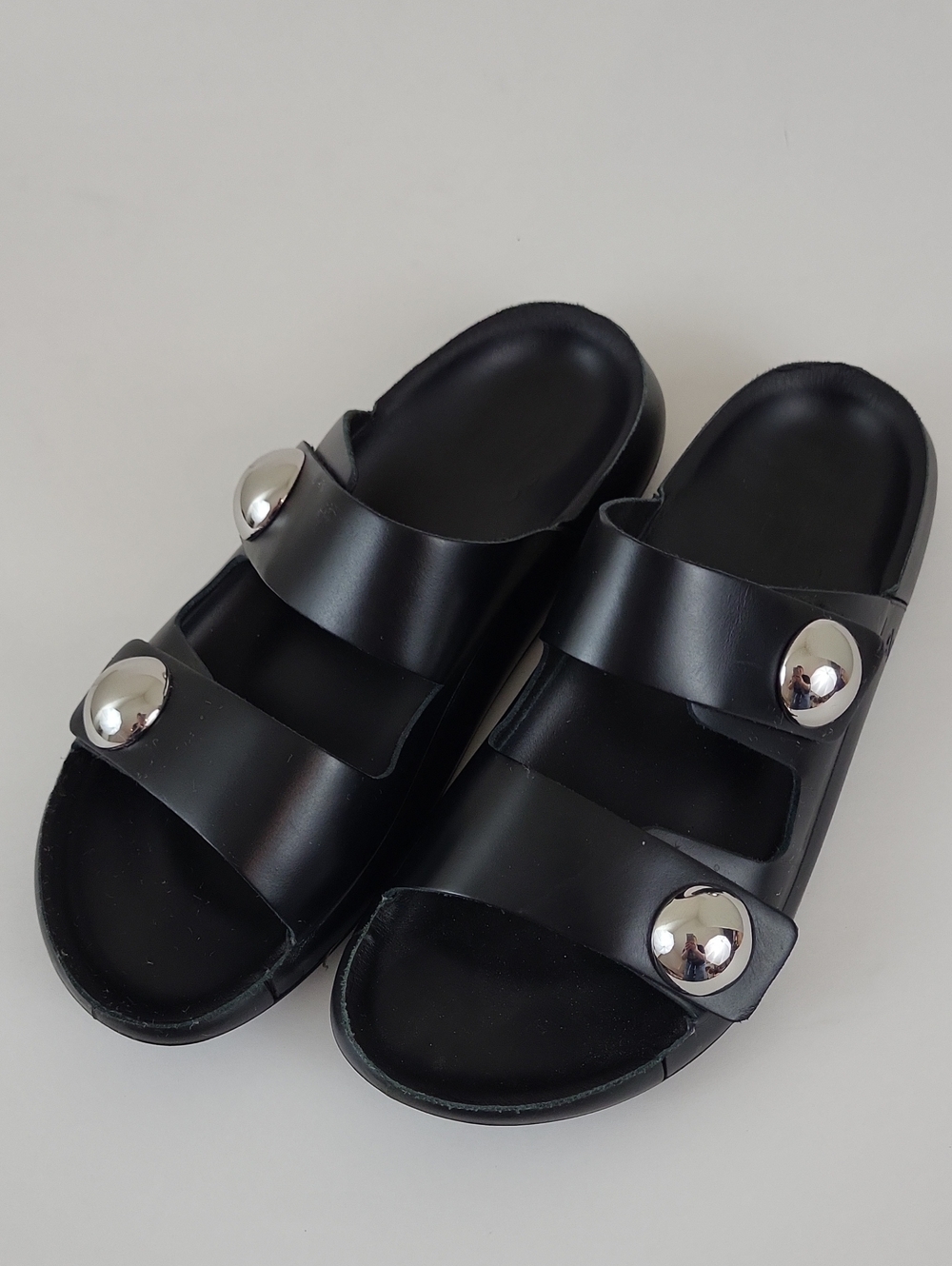 ECCO Black Cozmo Slide Sandals Size EU 37 / US 6 - 6.5
